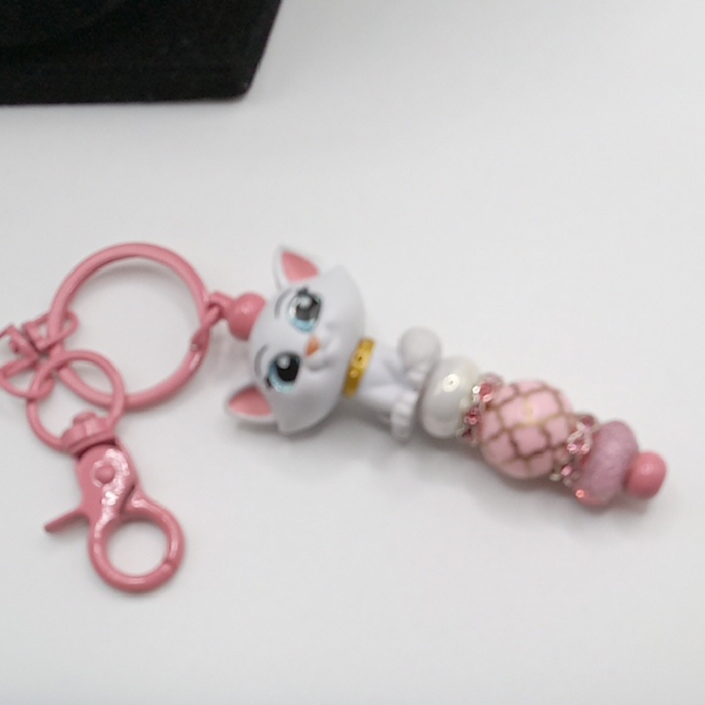 Pink and White Kitten  Accessories